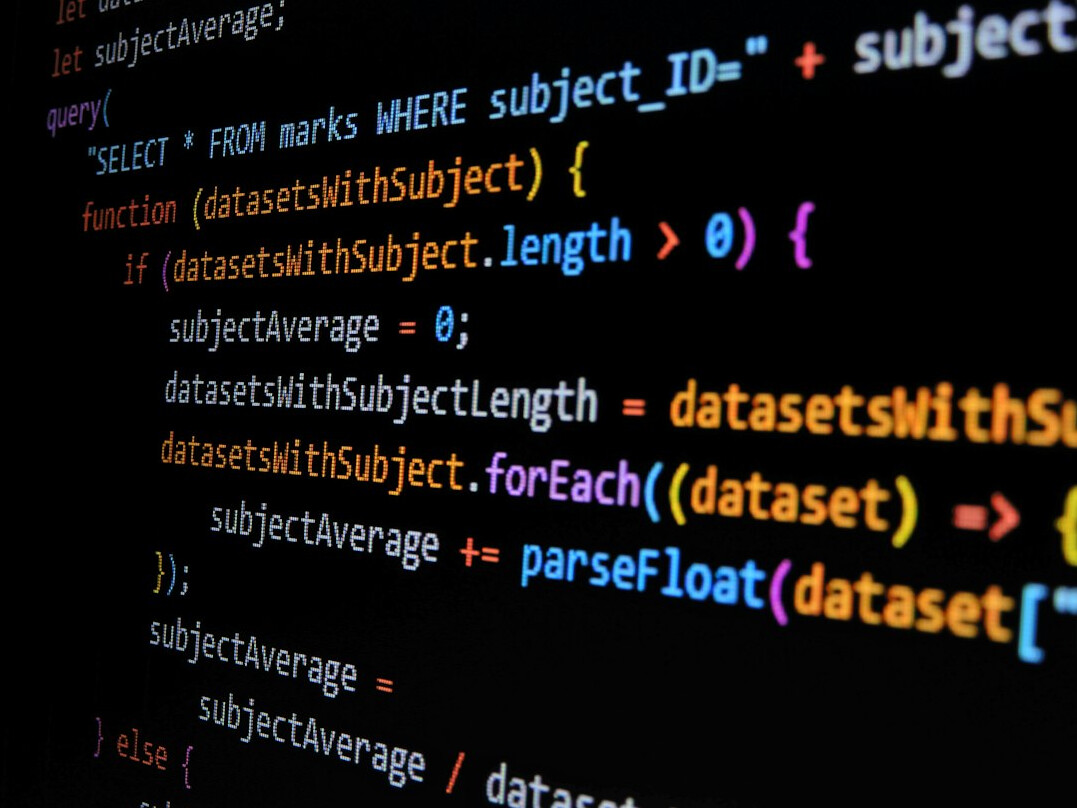 programmer writing code