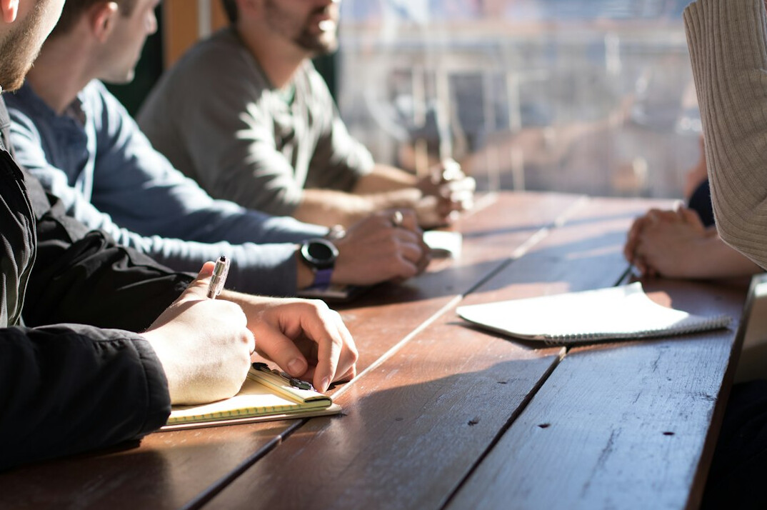diverse team meeting